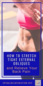Tight external obliques cause back pain. Here's everything you need to know to keep these muscles loose and relieve your pain. #externalobliqueworkout #externalobliquestretches #externaloblique #externalobliqueexercises