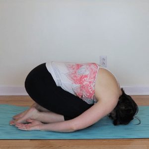 pilates shell stretch as a back stretch
